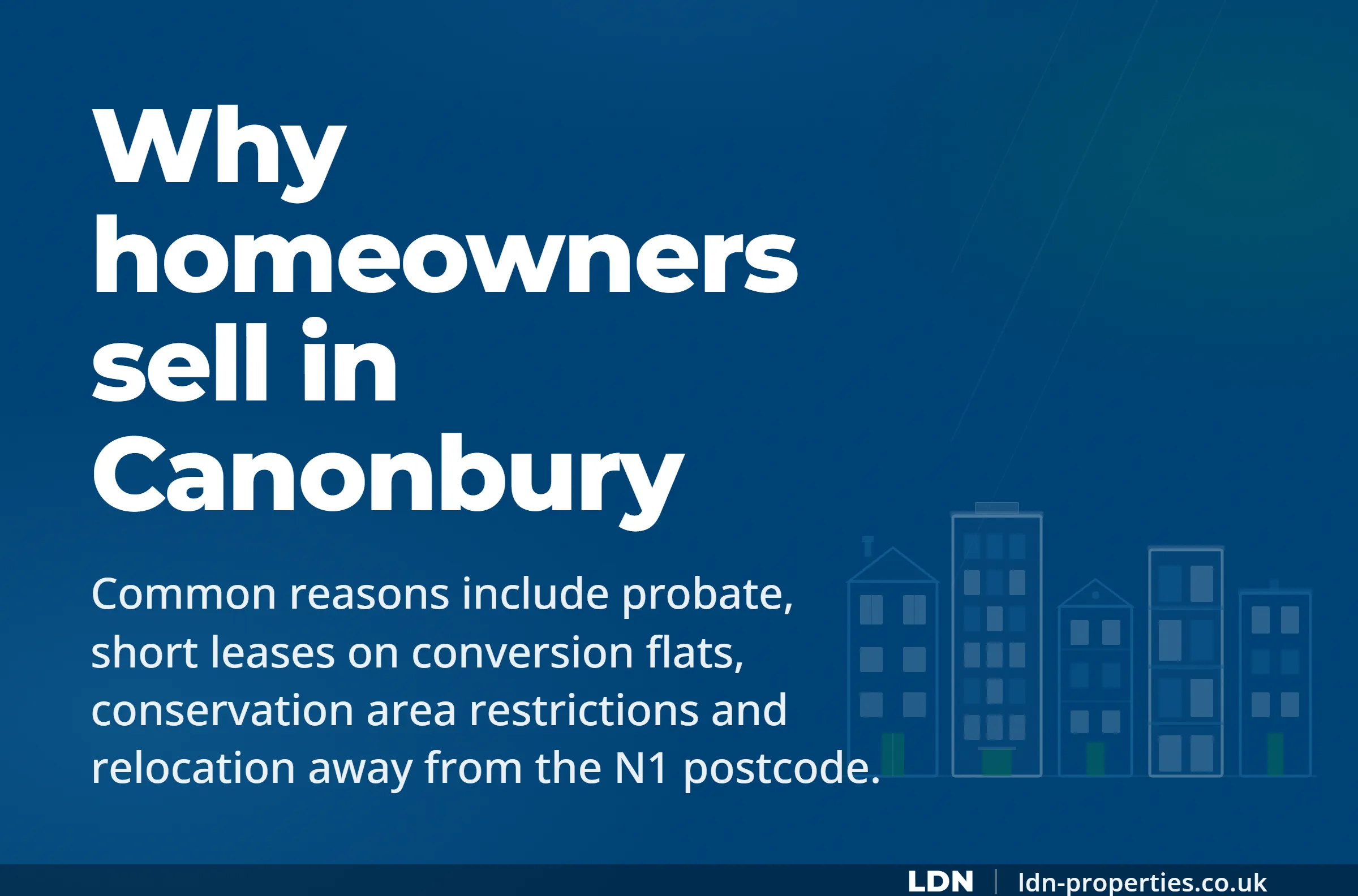 Why homeowners sell in Canonbury — LDN Properties