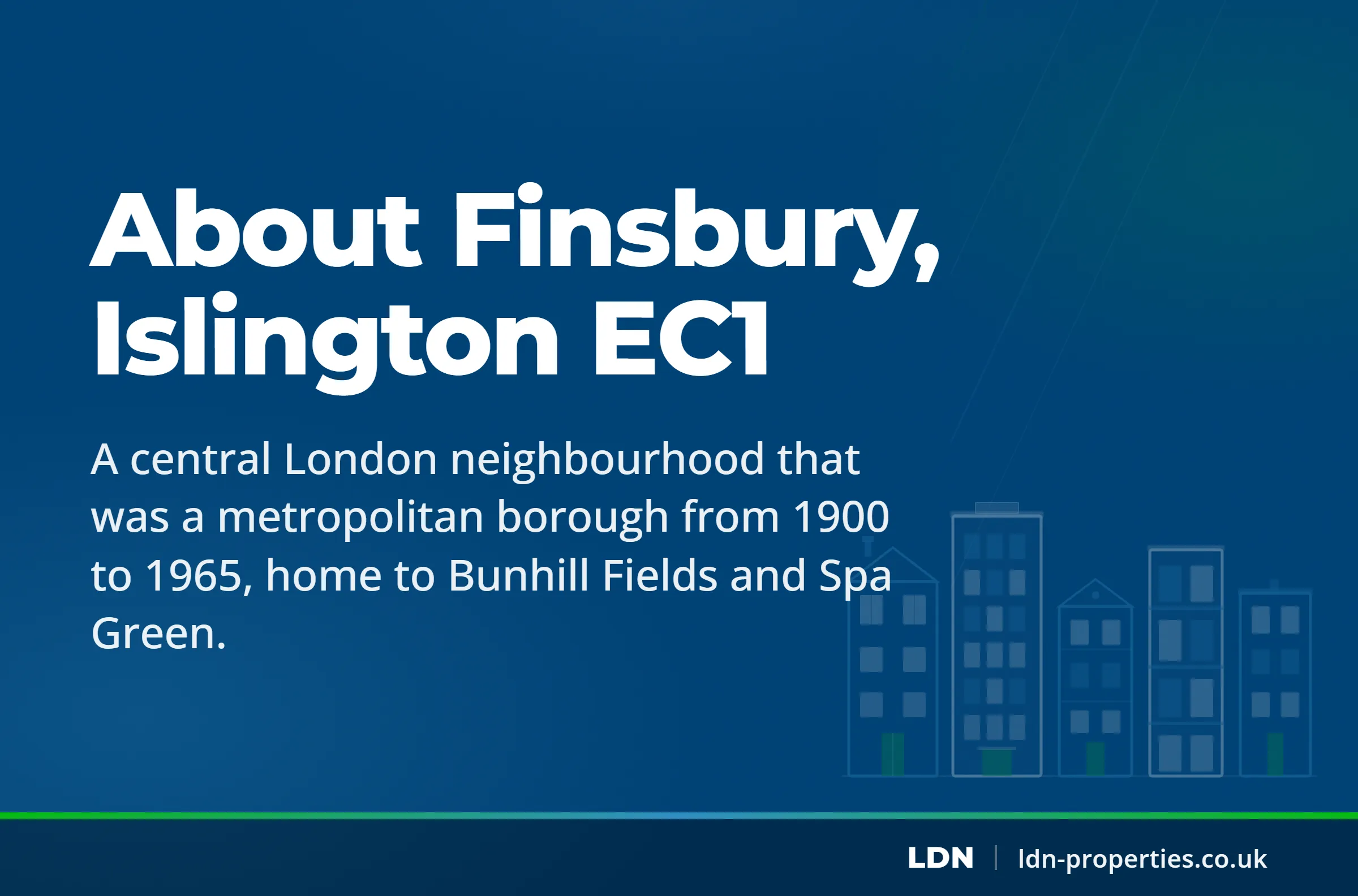 About Finsbury, Islington EC1 — LDN Properties
