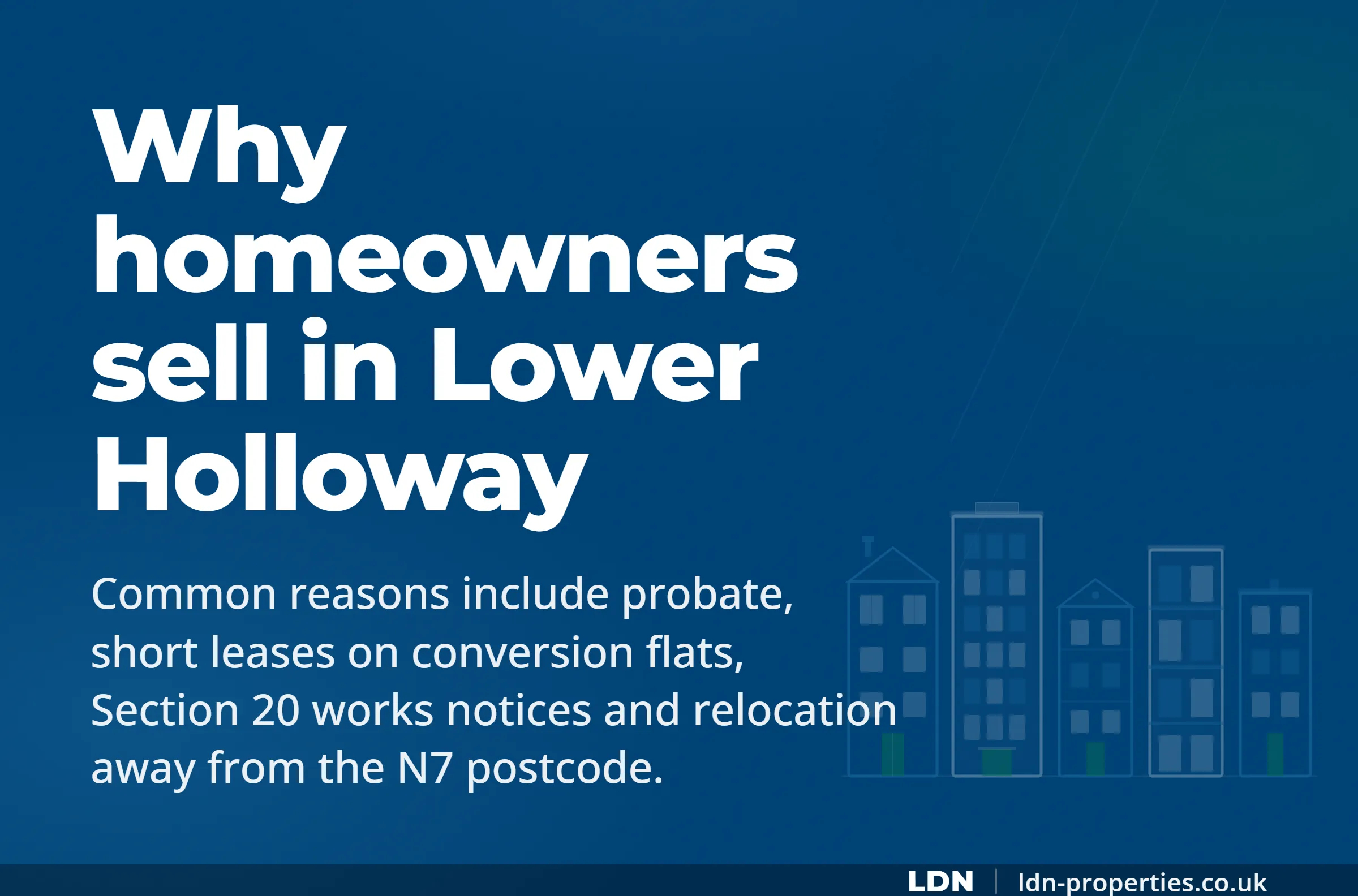 Why homeowners sell in Lower Holloway — LDN Properties