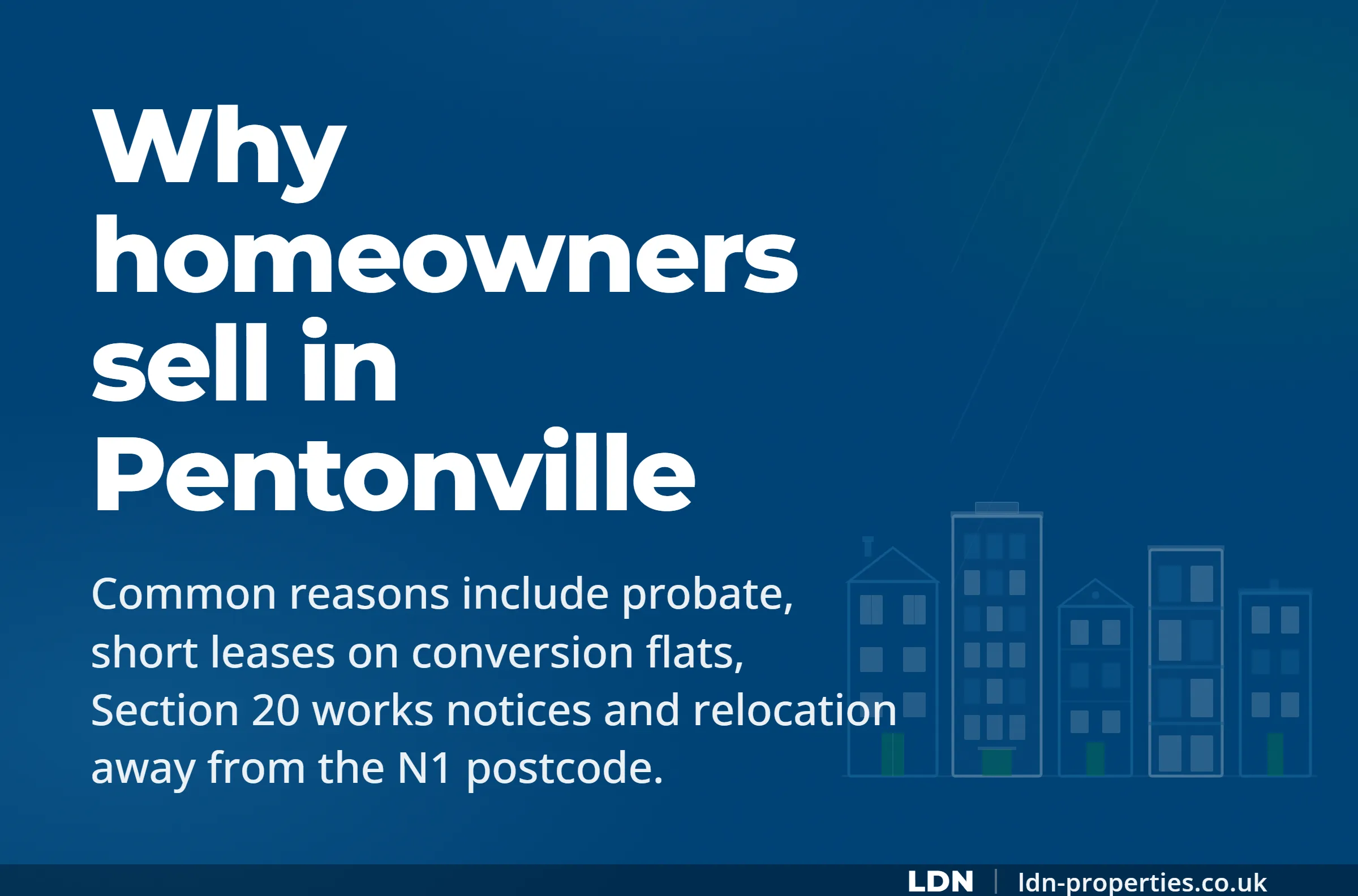Why homeowners sell in Pentonville — LDN Properties