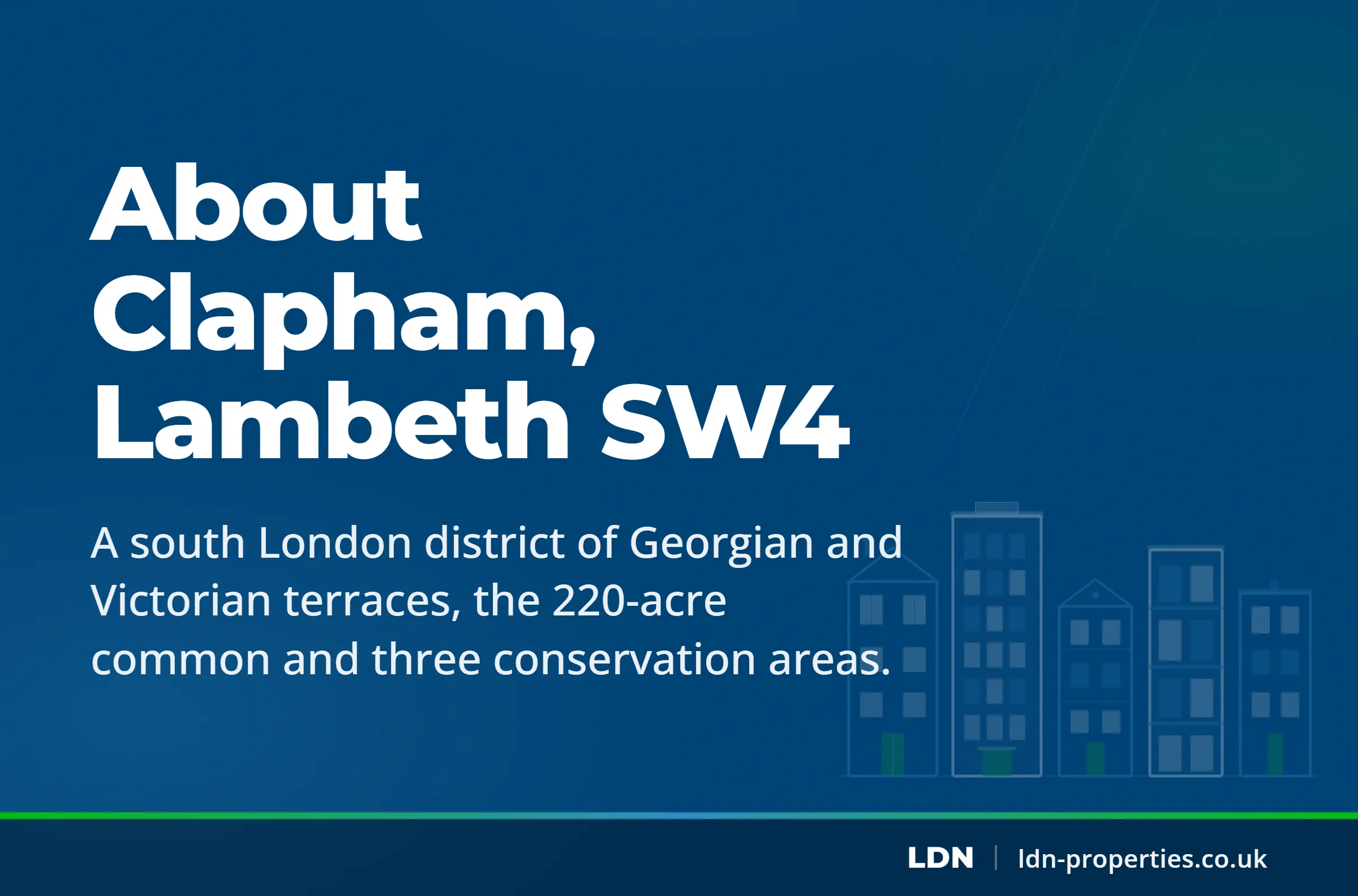 About Clapham, Lambeth SW4 — LDN Properties