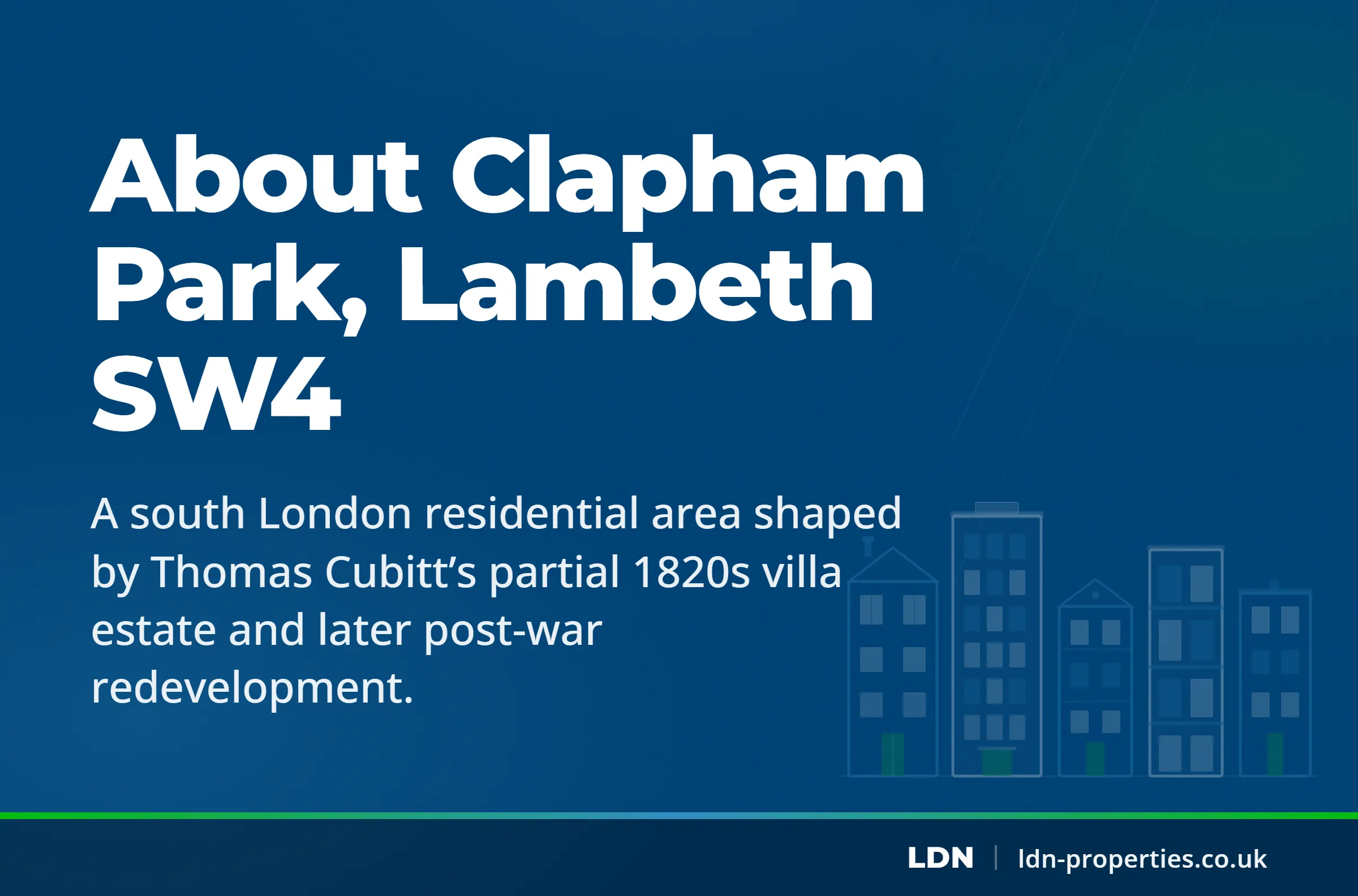 About Clapham Park, Lambeth SW4 — LDN Properties