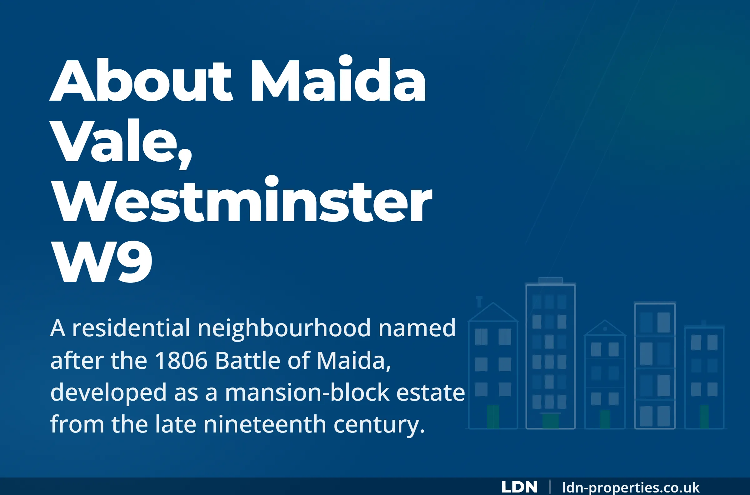 About Maida Vale, Westminster W9 — LDN Properties