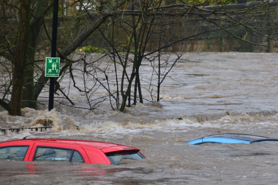 Property in a flood zone