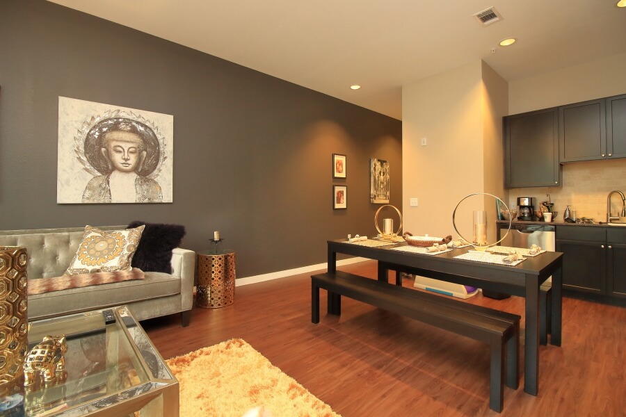 Furnishing a property before selling