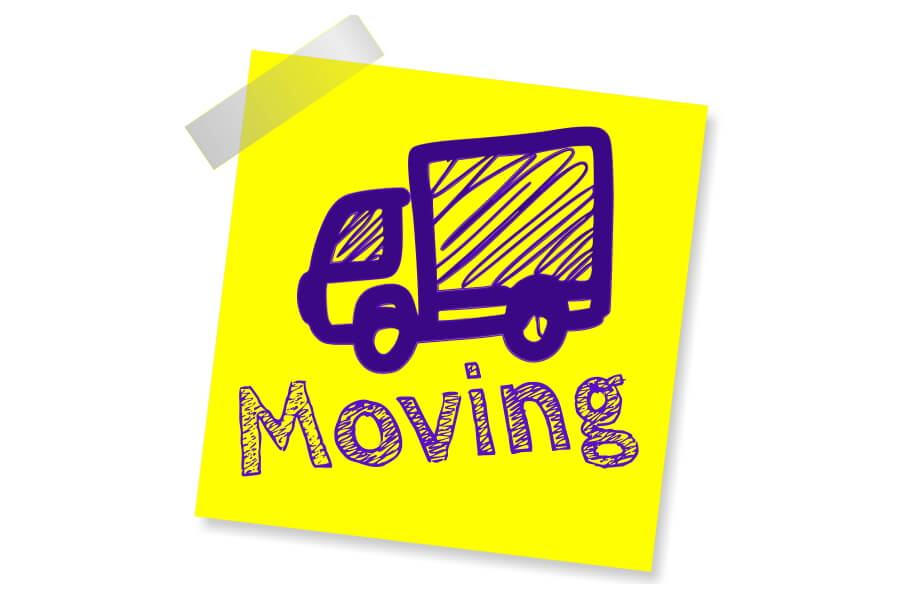 Moving or relocating home