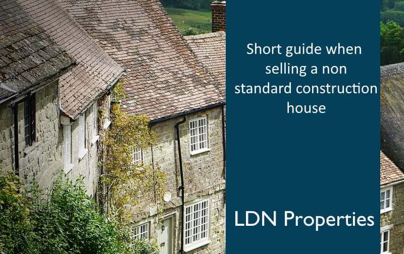Selling a NonStandard Construction House LDN Properties