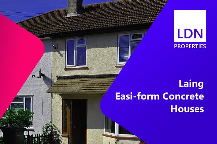 Laing easi-form concrete house for sale
