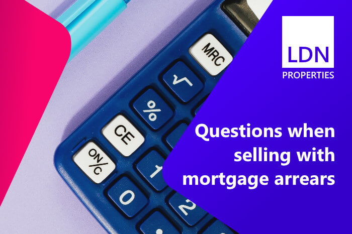 Questions when selling with mortgage arrears
