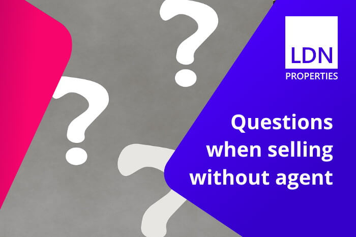 Questions when selling without an agent