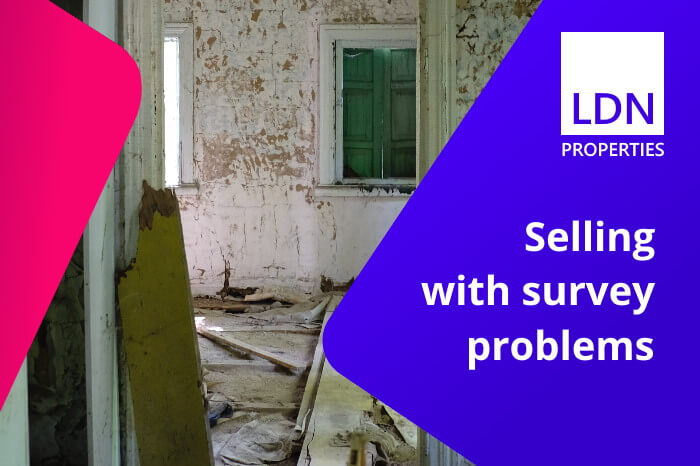 Selling house with survey problems
