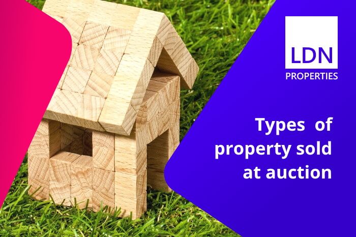 Types of property sold at auction