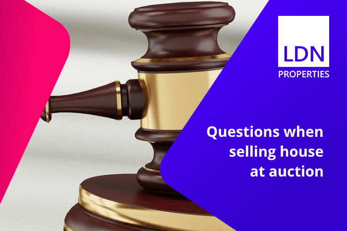 Questions when selling at auction