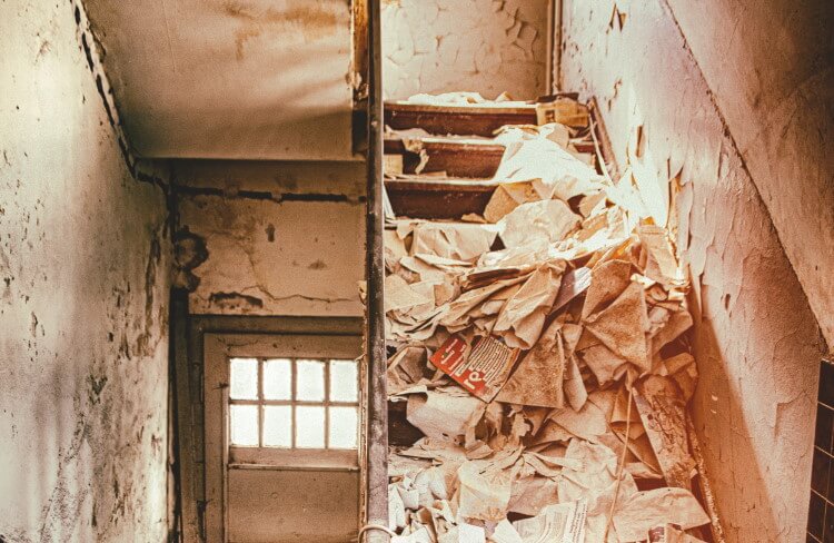 Hoarder's house