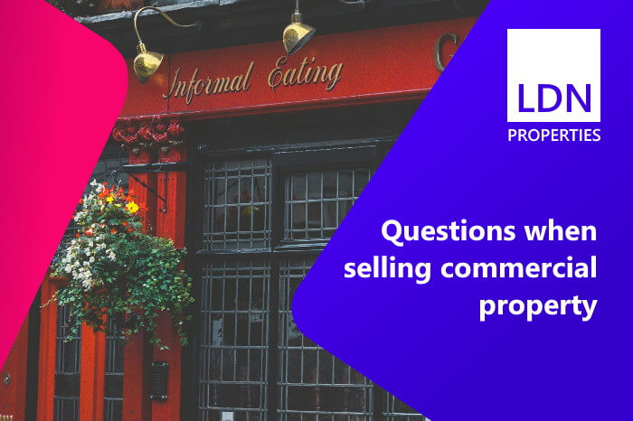 Questions about selling commercial property
