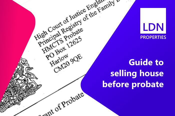 Selling house before probate