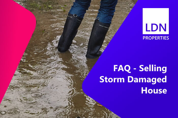 Questions when selling a storm damaged house