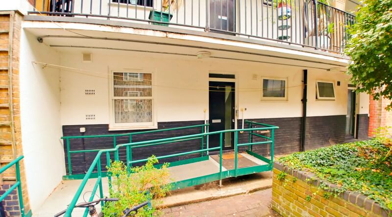 Ground floor council flat for sale