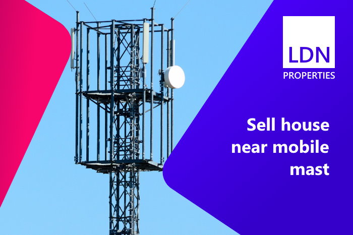 Selling house near mobile mast - title