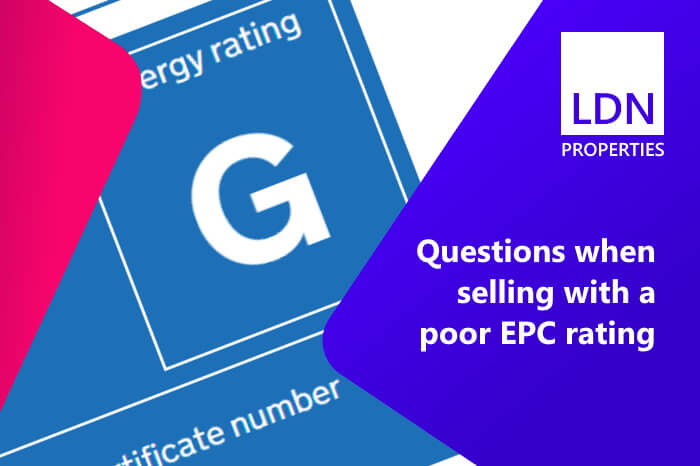 Questions when selling with poor epc rating