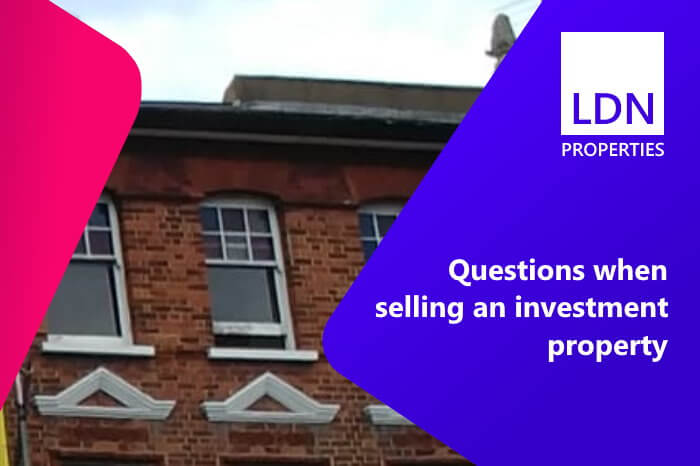 Questions when selling an investment property