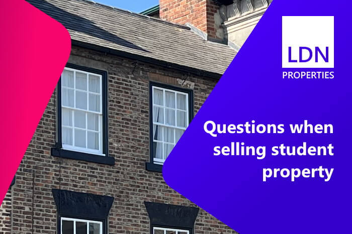 Questions when selling student property