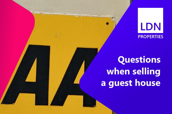 Questions when selling a guest house