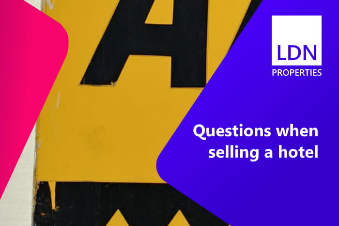 Questions when selling a hotel