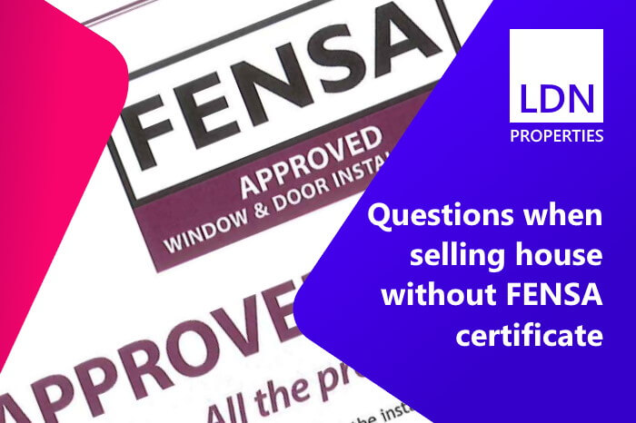 Questions about selling house without fensa certificate