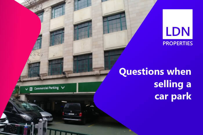 Questions when selling a car park