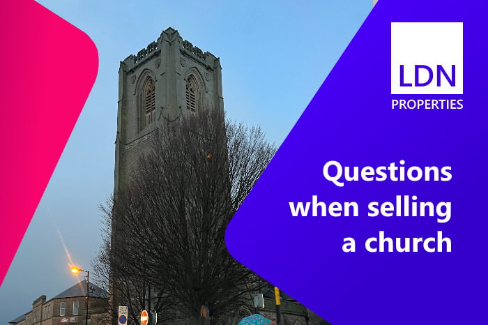 Questions when selling a church