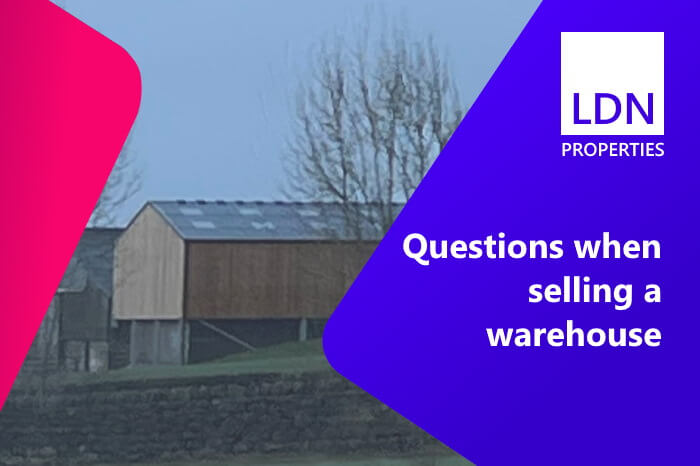 Questions when selling a warehouse