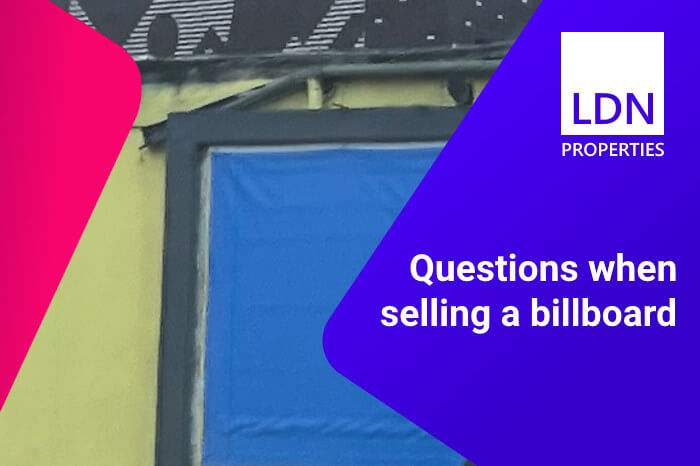Questions when selling a billboard