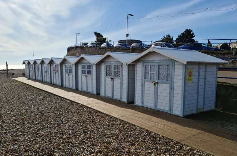 Selling a modern beach hut