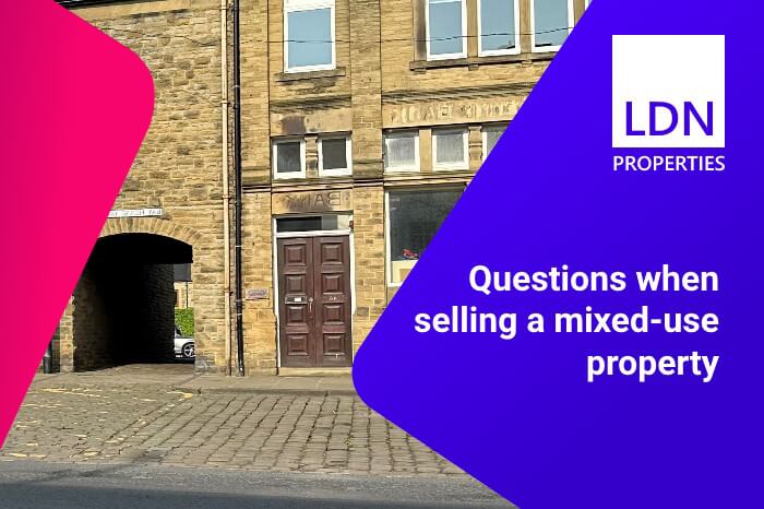 Questions when selling a mixed-use property