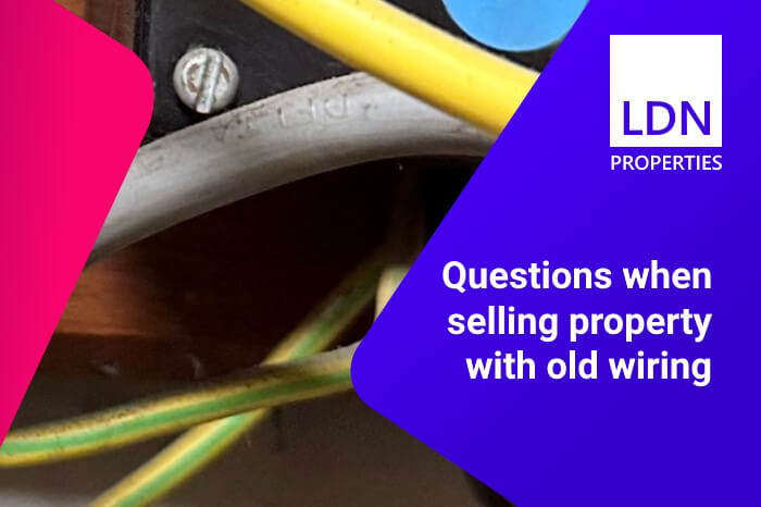 Questions when selling property with old wiring