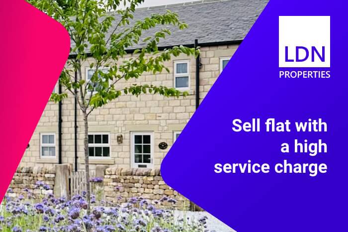Sell flat with high service charge