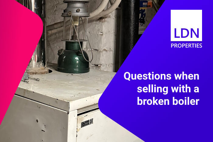 Questions when selling with a broken boiler