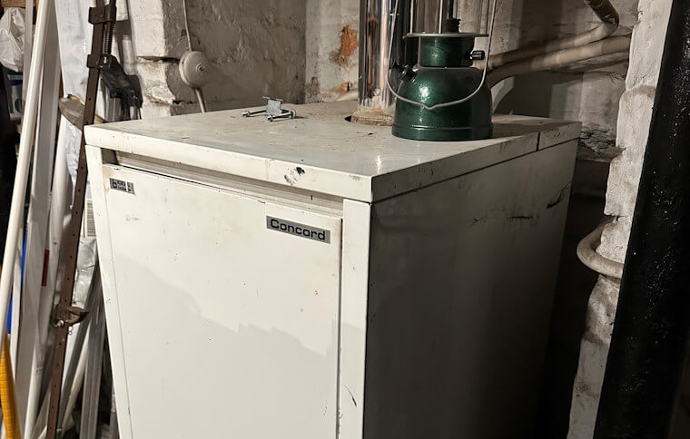 Selling house with a broken boiler