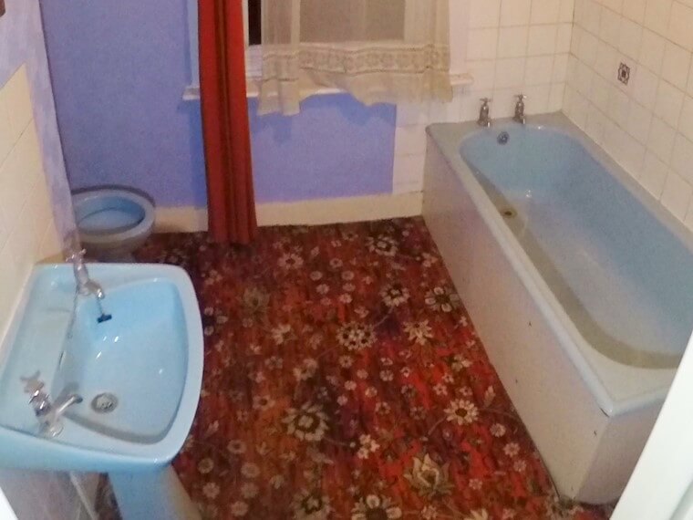 Unmodernised house - bathroom
