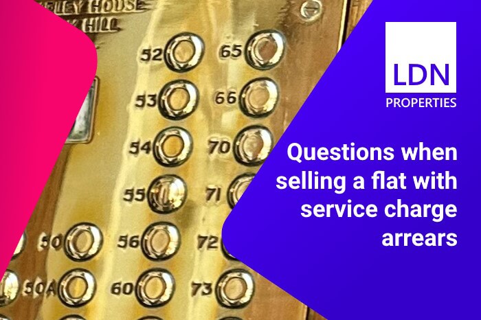 Questions when selling flat with service charge arrears