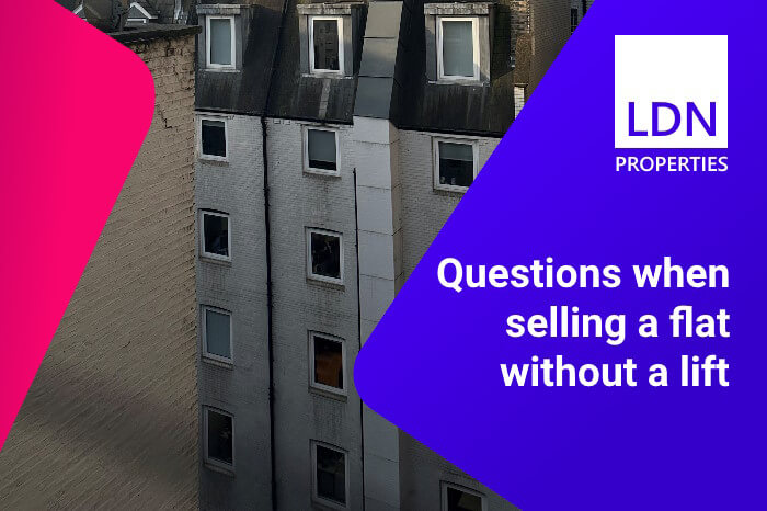 Questions when selling flat without a lift