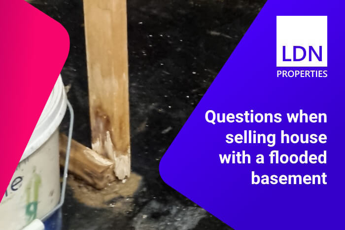 Questions when selling house with a flooded basement