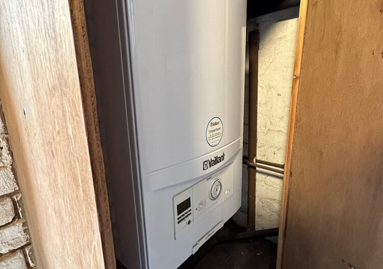 House with green deal boiler