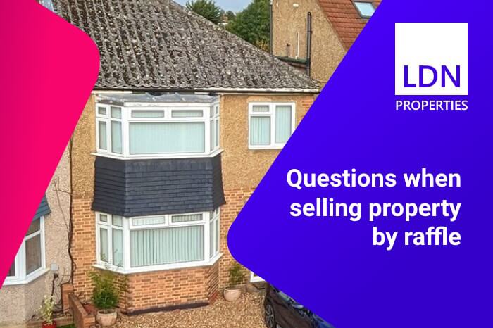 Questions selling property by raffle