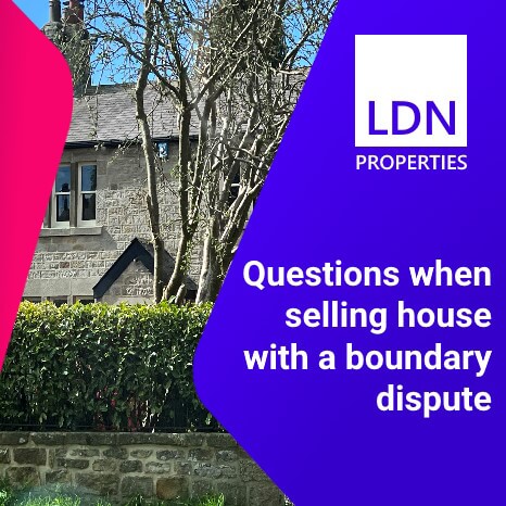 Questions when selling house with a boundary dispute