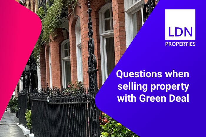 Questions when selling property with Green Deal