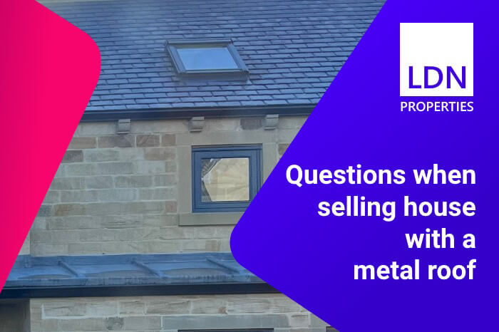 Questions when selling house with a metal roof