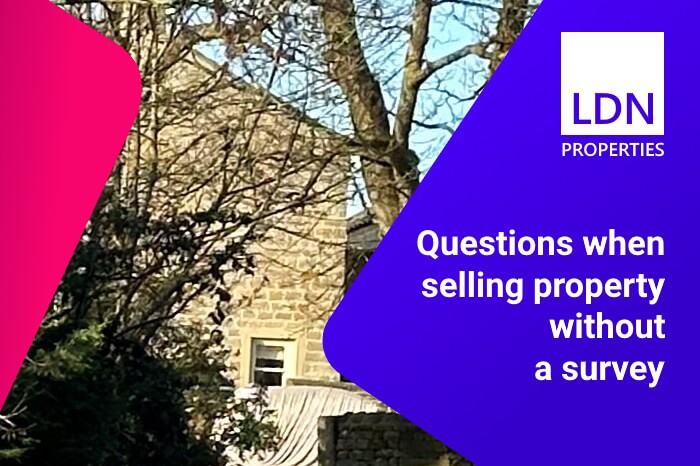 Questions when selling property without a survey