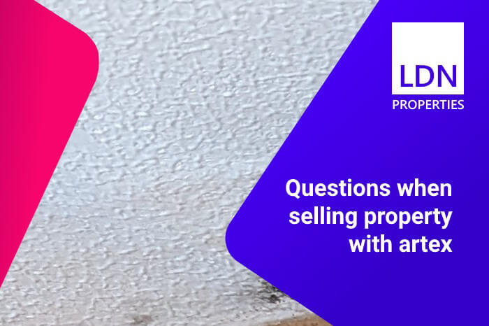 Questions when selling property with artex
